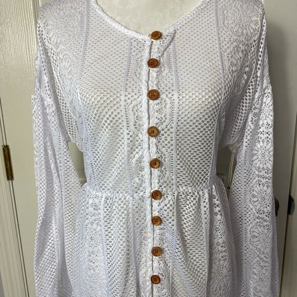 DEPT 222 Women’s Small Tuscan Sun Dress or SwimSuit Cover up - Picture 2 of 7